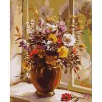 still life flower picture canvas painting set artist oil color set for beginners GX7078 drawing gift set