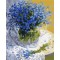 new flower design number painting on canvas for wholesale GX7210
