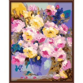 yiwu kunst lieferanten blume malen nach zahlen für Kinder und Erwachsene malerei gx7269