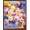 yiwu art suppliers flower painting by numbers for kids and adults painting GX7269