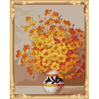 GX7333 hot flower painting by numbers for home decor