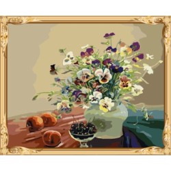 gx7398 2015 neue blume abstrakte malen nach zahlen für moderne Wohnzimmer dekor