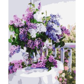 2015 neue heiße blumen-design malen nach zahlen auf leinwand gx7211 kit