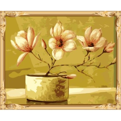GX7436 abstract flower diy oil painting by numbers