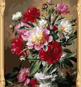 Pintura de la flor by números GX7504