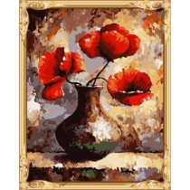 wall art paint by number flowers canvas oil painting GX7529