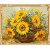 sunflower diy digital oil painting for home decor GX7536