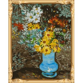 stillleben blume und vase leinwand Öl malen nach zahlen gx7479