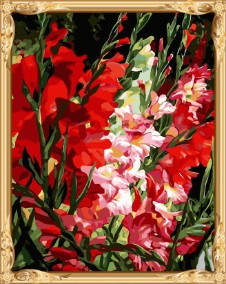 GX7484 flower oil painting by numbers