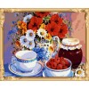 acrylic picture by numbers still life canvas flower oil painting GX7469