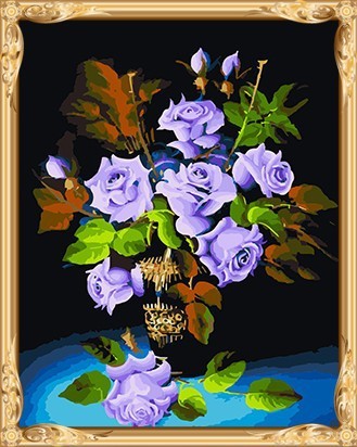 GX 7634 diy oil painting flower hobby paint for adult