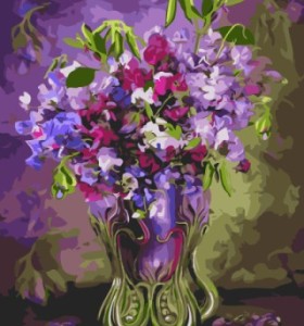 GX 7647 flower digital oil painting art supply stores