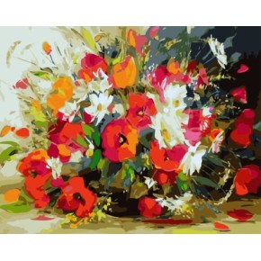 gx 7657 acryl bild nach zahlen blume Ölgemälde zum verkauf