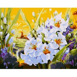 gx 7646 blume diy Ölgemälde leinwand für wohnkultur