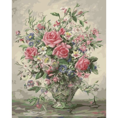 GX7670 modern canvas flower paintings in oil for home decor
