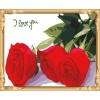 GX 7637 diy rose flower acrylic painting for beginners