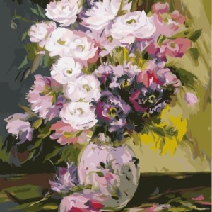 GX7669 modern canvas oil diy paintings of flower