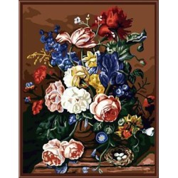 gx6108 blume handgemalt kunstmalerei für wohnkultur