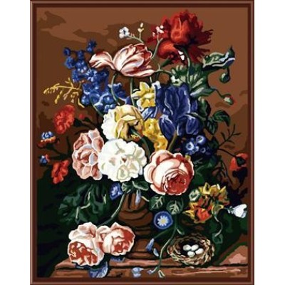 Gx6108 flor pintada a mano del arte pintura de la decoración del hogar