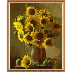 stillleben sonnenblumen diy Unentschieden nach zahlen gx7808