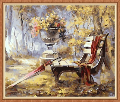 wall murals digital oil painting with wooden frame GX7816