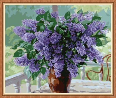 flower oil painting by numbers GX7801