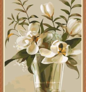 flower paintboy digital canvas oil painting GX7822
