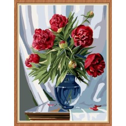 kunst kunstgewerbe blume in der vase digitale Ölgemälde für wohnkultur gx7839