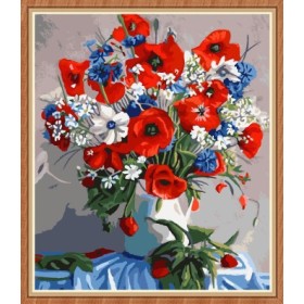 paintboy flower picture by numbers for wall art GX7806