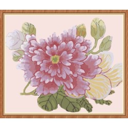 Flores pintura al óleo by números kit para la decoración casera GX7872