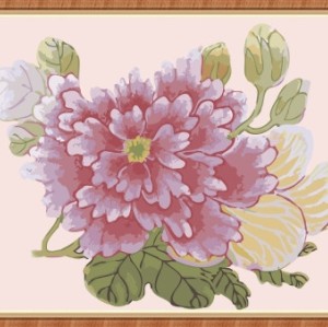 flower oil painting by numbers kit for home decor GX7872