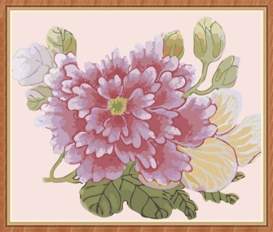 flower oil painting by numbers kit for home decor GX7872