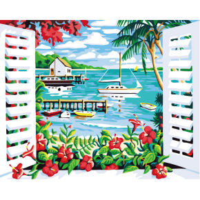 Seacape diy Öl malen nach zahlen- en7123- astmd- 4236 acrylfarbe- Lack Junge 40*50cm