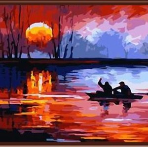 wholesale factory new design Paintboy DIY digital oil painting by numbers for beginners on canvas GX6063