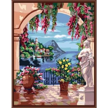 DIY digital acrylic oil canvas painting by numbers with gift box packing GX6015
