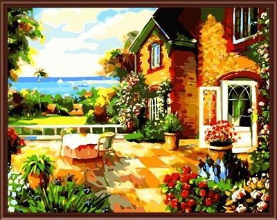 wholesale best selling new design Paintboy DIY digital oil painting by numbers for beginners on canvas GX6053