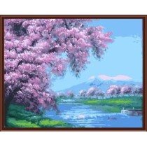 oil painting by numbers - manufactor - EN71,CE,2015 factory new flower design