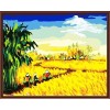 Abstract wooden frame digital oil painting by nubers factory new design GX6149