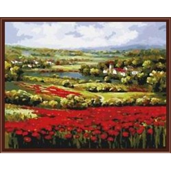 Ventas al por mayor de diy pintura al óleo por números pinturas abstractas GX6182