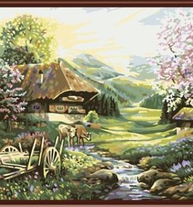 canvas oil painting art ,diy oil painting by numbers ,best selling painting by numbers GX6196