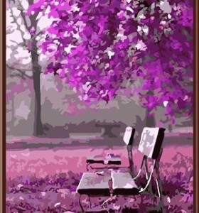 Wholesale SGS CE DIY digital acrylic oil painting by number new romantic design
