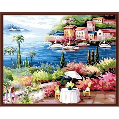 factory new canvas oil painting art ,diy oil painting by numbers, wholesales yiwu factory new animal design GX6217