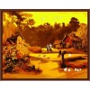 Wholesale SGS CE DIY digital 40*50 Landscape Framed Oil Painting on canvas GX6245