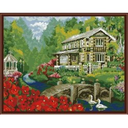 großhandel diy Öl malen nach zahlen abstrakte gemälde leinwand Ölgemälde kunst gx6185