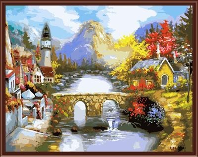 diy coloring by numbers The best oil painting factory in China GX6282