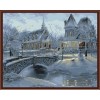 canvas painting by numbers snow landscape oil painting by numbers GX6376