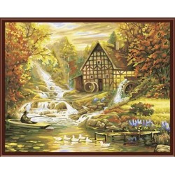 Lona pintura al óleo del arte, Diy pintura al óleo por números, Mejor venta de pintura por números GX6198