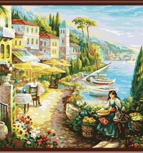 factory new canvas oil painting art ,diy oil painting by numbers ,hot selling painting by numbers GX6209