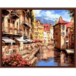 Nueva de fábrica de la lona pintura al óleo del arte, Diy pintura al óleo por números, Caliente venta de pintura por números GX6210