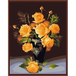 Sonnenblumen ölbilder, diy malen nach zahlen neue blumen-design gx6392